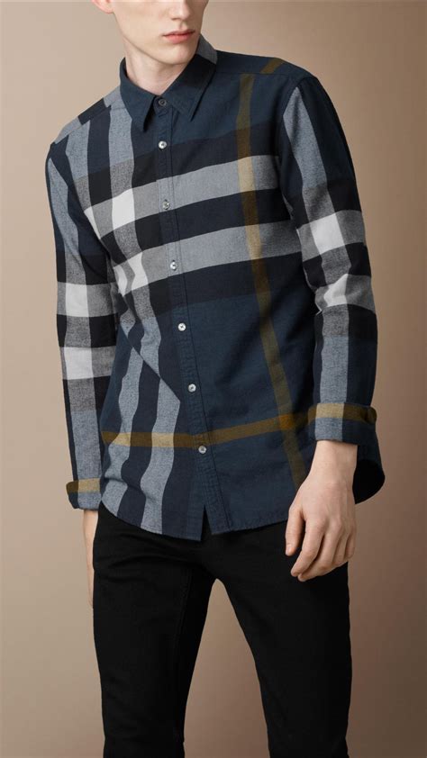 burberry shirts for men usa|burberry flannel shirt men's.